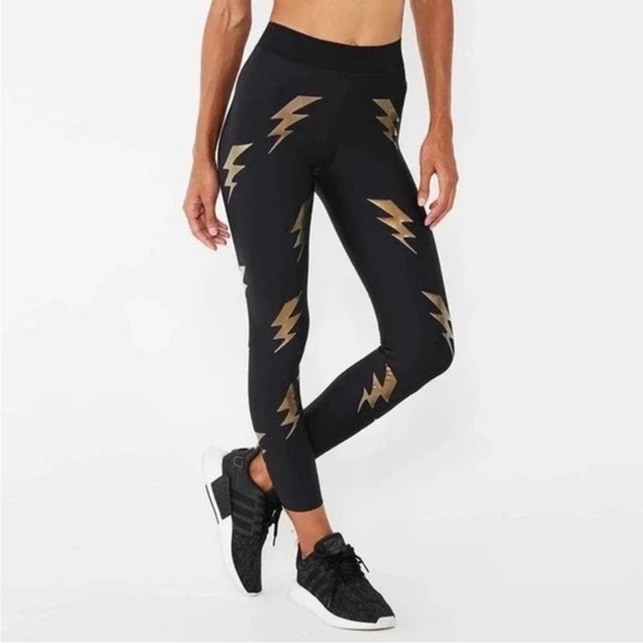 Ultracor Lighting Bolt Print Leggings - Picture 2 of 9